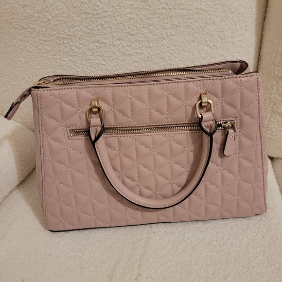 GUESS Pink Quilted Women's Bag - Picture 2 of 7